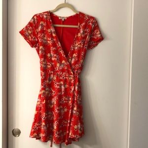 Charlotte Russe Floral Wrap Dress
